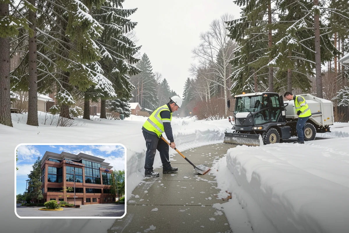 Box Plow Service in Mountlake Terrace, Snohomish County, WA - Enclosed design that carries maximum snow per pass