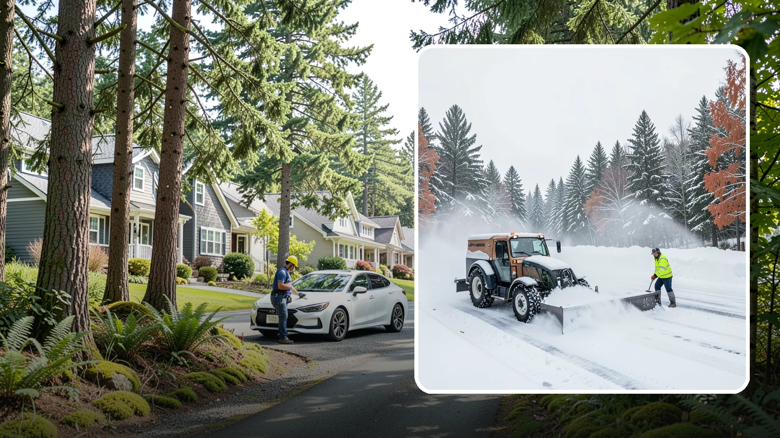 Box Plow Service in Normandy Park, King County, WA - Our box plows clear large flat surfaces efficiently by containing and carrying heavy snow in each pass.