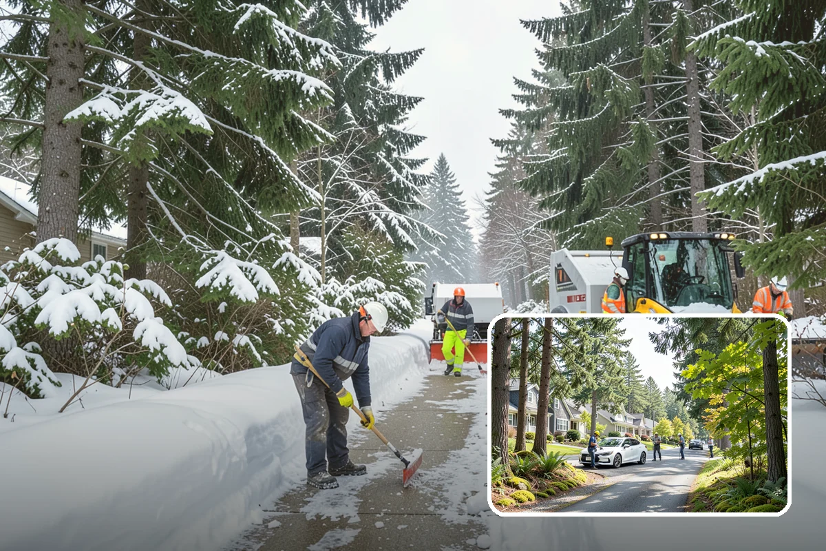 Box Plow Service in Normandy Park, King County, WA - Enclosed design that carries maximum snow per pass