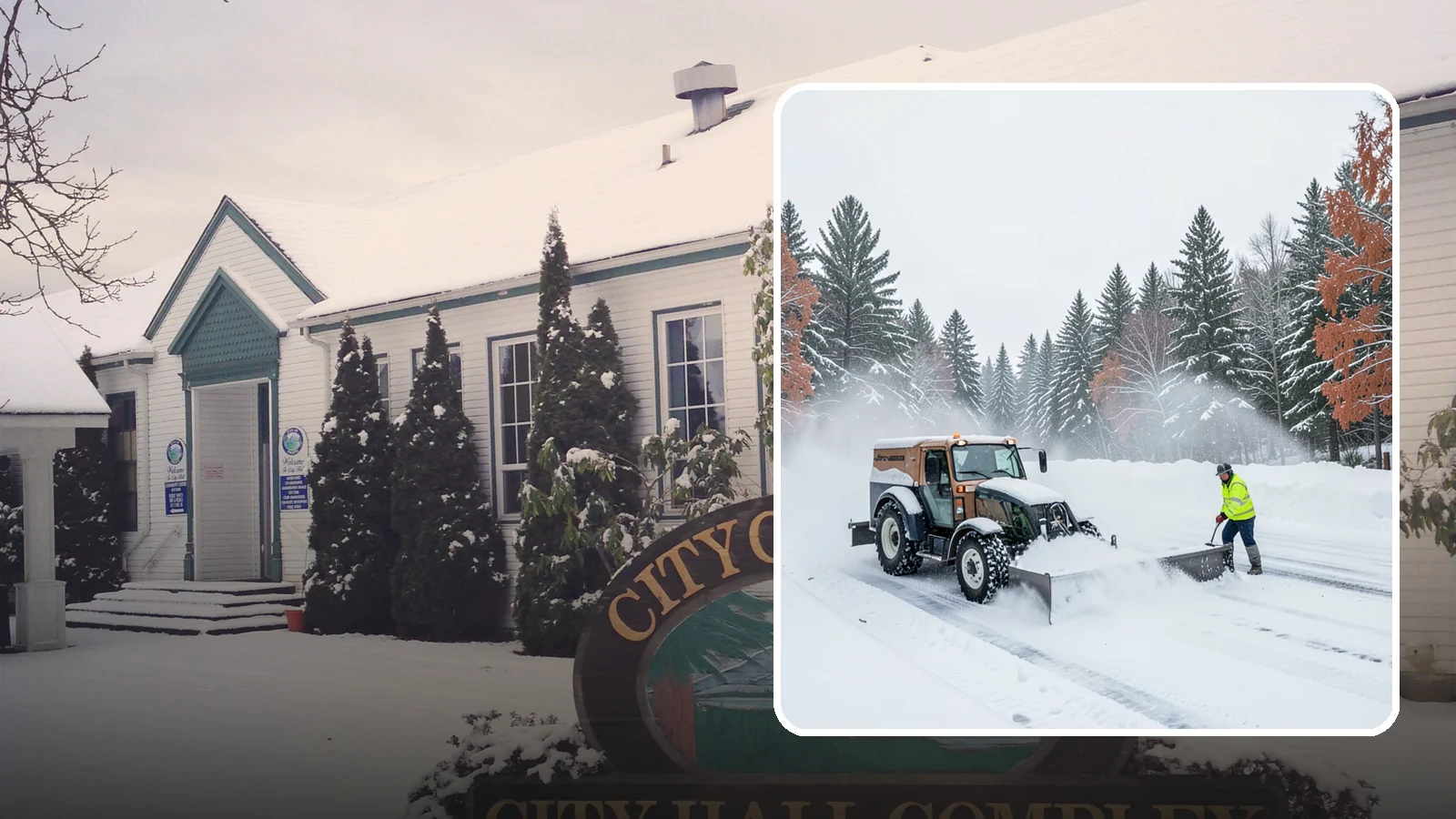 Box Plow Service in Pacific, King County, WA - Our box plows clear large flat surfaces efficiently by containing and carrying heavy snow in each pass.