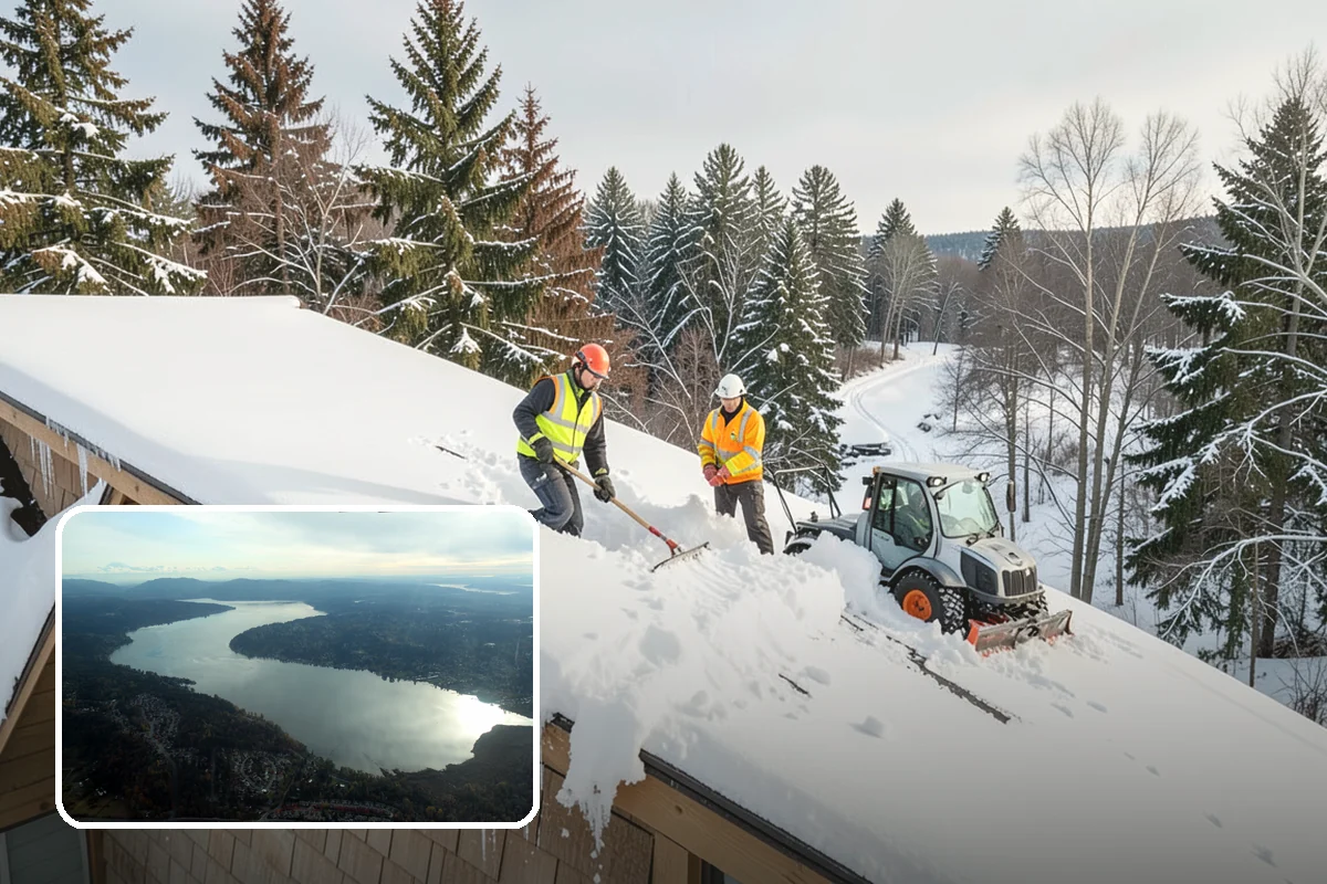 Box Plow Service in Sammamish, King County, WA - Enclosed design that carries maximum snow per pass