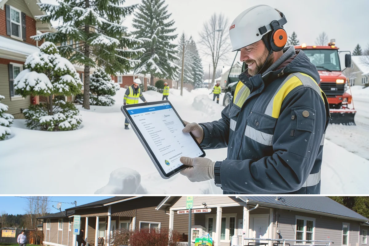 Box Plow Service in South Prairie, Pierce County, WA - Box plow service is used throughout the snow season, mainly December through February, on large paved commercial properties.