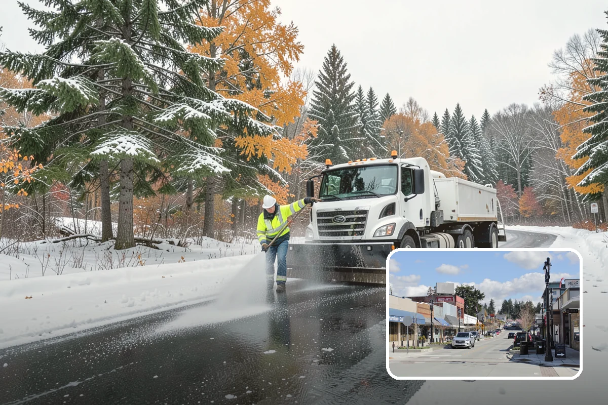 Bridge Deck Snow Removal in Bothell, King County, WA - Addresses the surface that freezes first in any cold event