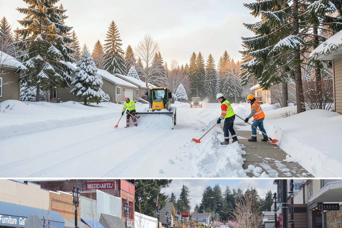 Bridge Deck Snow Removal in Bothell, King County, WA - Pretreat bridge decks whenever freezing rain is in the forecast, most likely during arctic outflow episodes in December and...