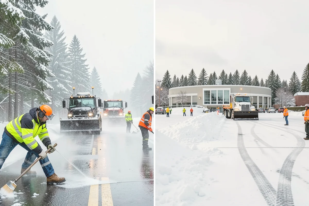 Bridge Deck Snow Removal in Brier, Snohomish County, WA - Clear the full deck surface and both approaches