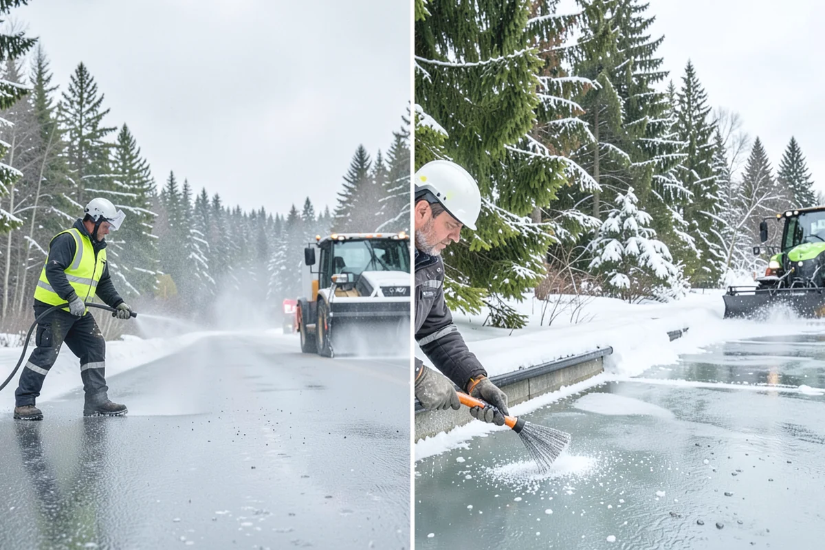 Bridge Deck Snow Removal in Buckley, Pierce County, WA - Clear the full deck surface and both approaches