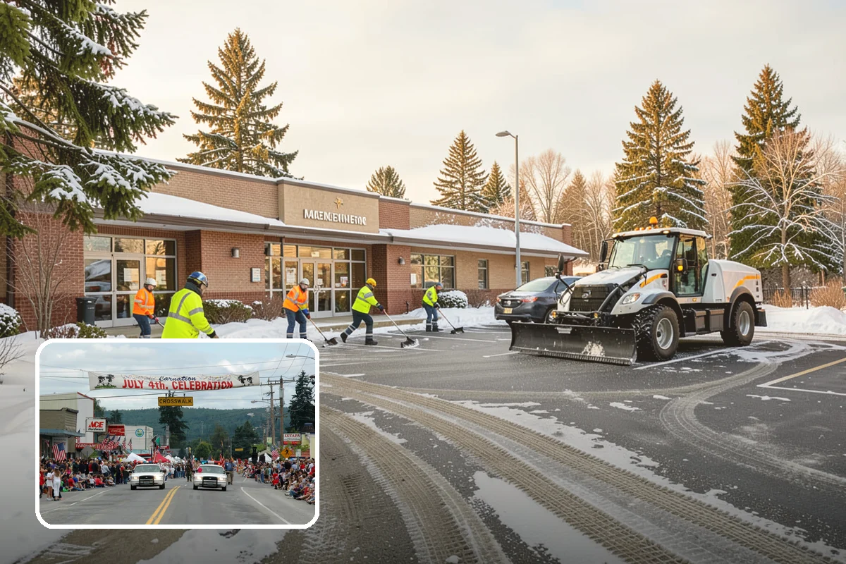 Bridge Deck Snow Removal in Carnation, King County, WA - Addresses the surface that freezes first in any cold event