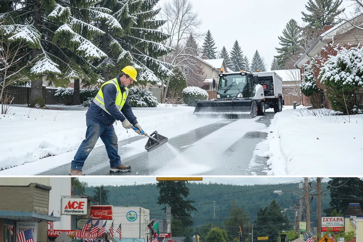 Bridge Deck Snow Removal in Carnation, King County, WA - Pretreat bridge decks whenever freezing rain is in the forecast, most likely during arctic outflow episodes in December and...