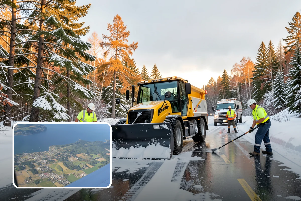 Bridge Deck Snow Removal in Coupeville, Island County, WA - Addresses the surface that freezes first in any cold event
