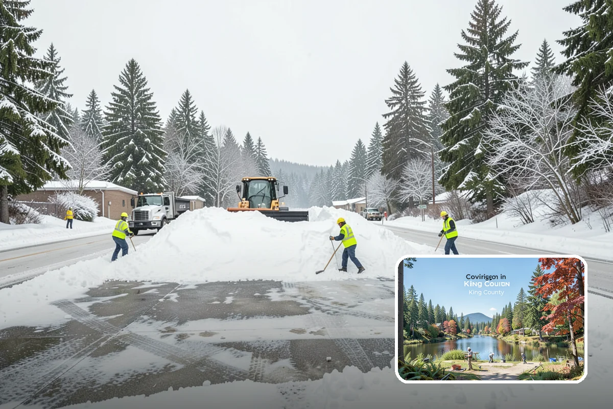 Bridge Deck Snow Removal in Covington, King County, WA - Addresses the surface that freezes first in any cold event