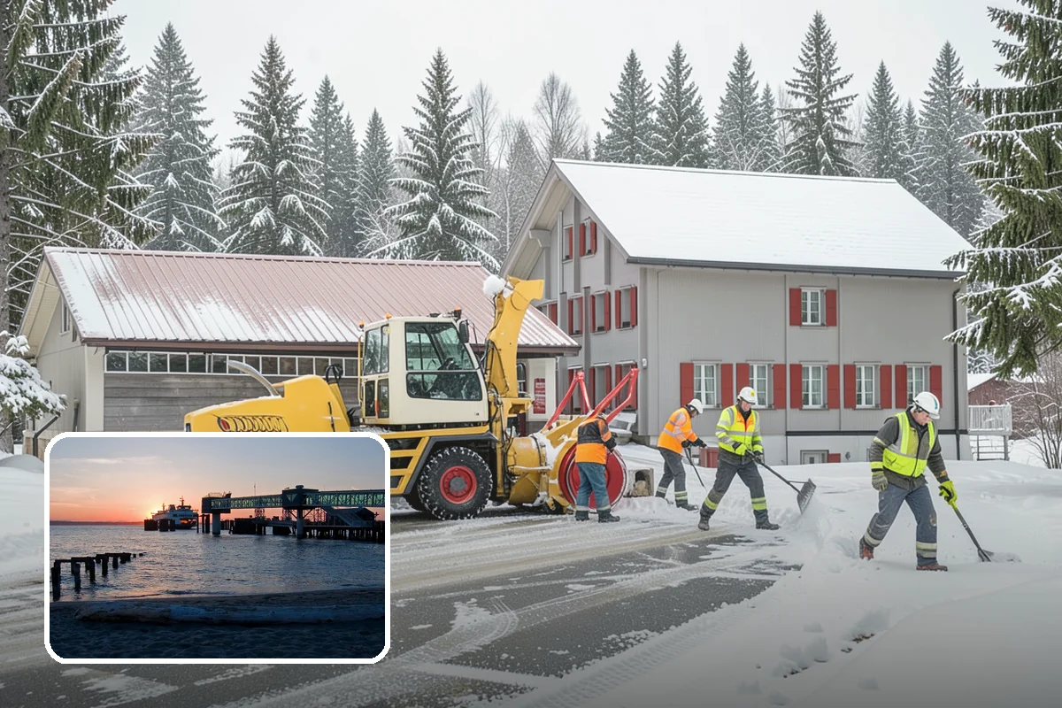Bridge Deck Snow Removal in Edmonds, Snohomish County, WA - Addresses the surface that freezes first in any cold event