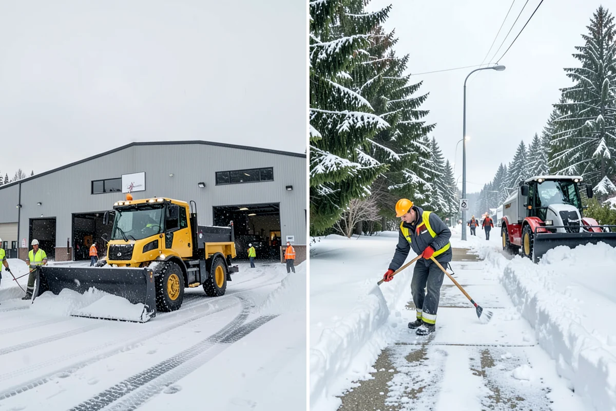 Bridge Deck Snow Removal in Enumclaw, King County, WA - Clear the full deck surface and both approaches