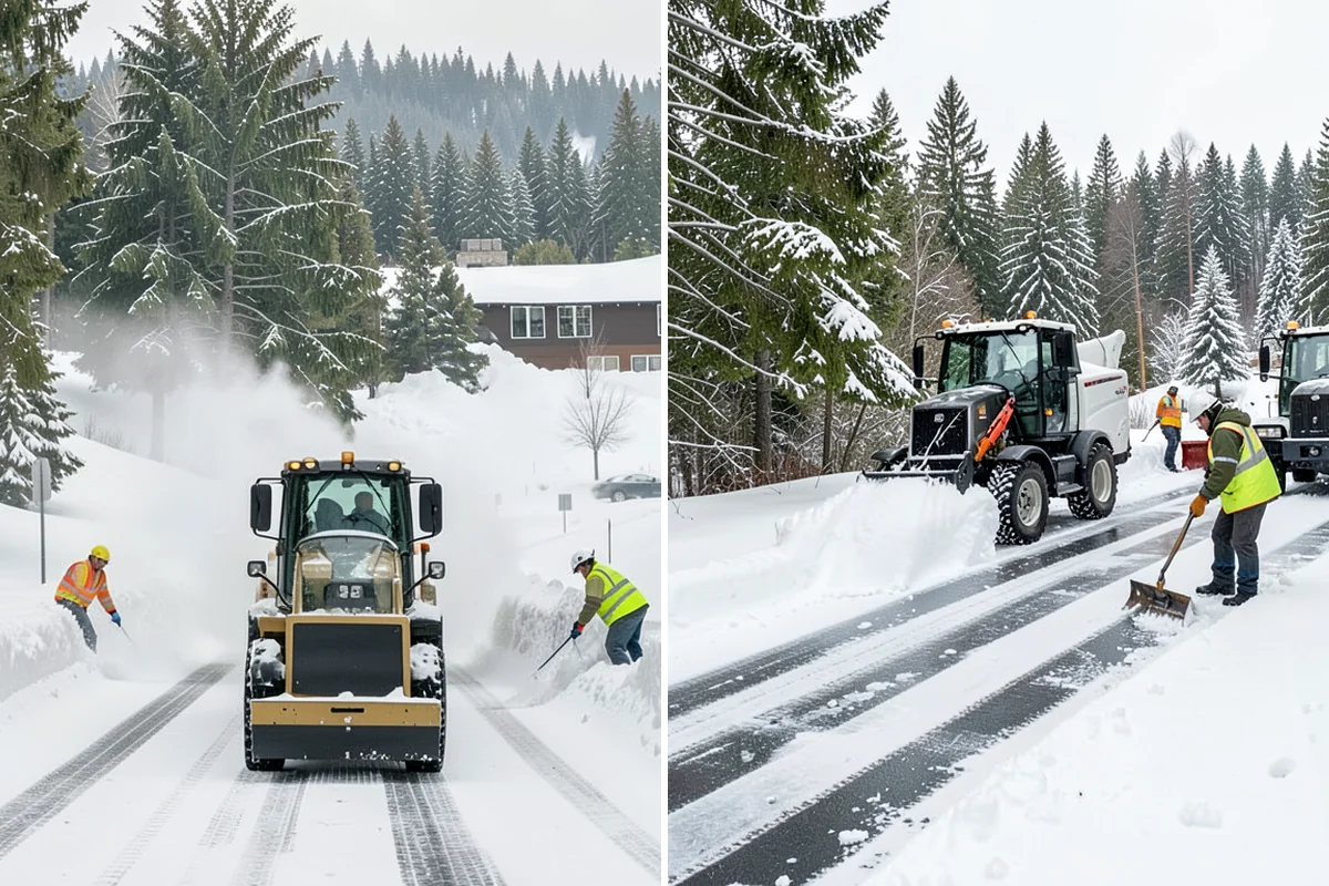 Bridge Deck Snow Removal in Everett, Snohomish County, WA - Clear the full deck surface and both approaches