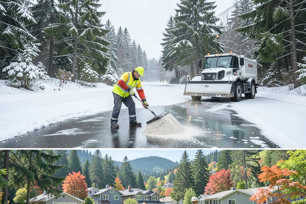 Bridge Deck Snow Removal in Fircrest, Pierce County, WA - Pretreat bridge decks whenever freezing rain is in the forecast, most likely during arctic outflow episodes in December and...