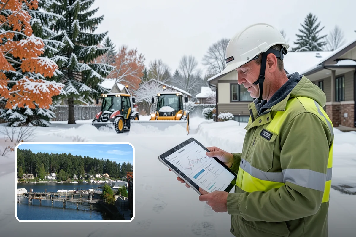 Bridge Deck Snow Removal in Gig Harbor, Pierce County, WA - Addresses the surface that freezes first in any cold event