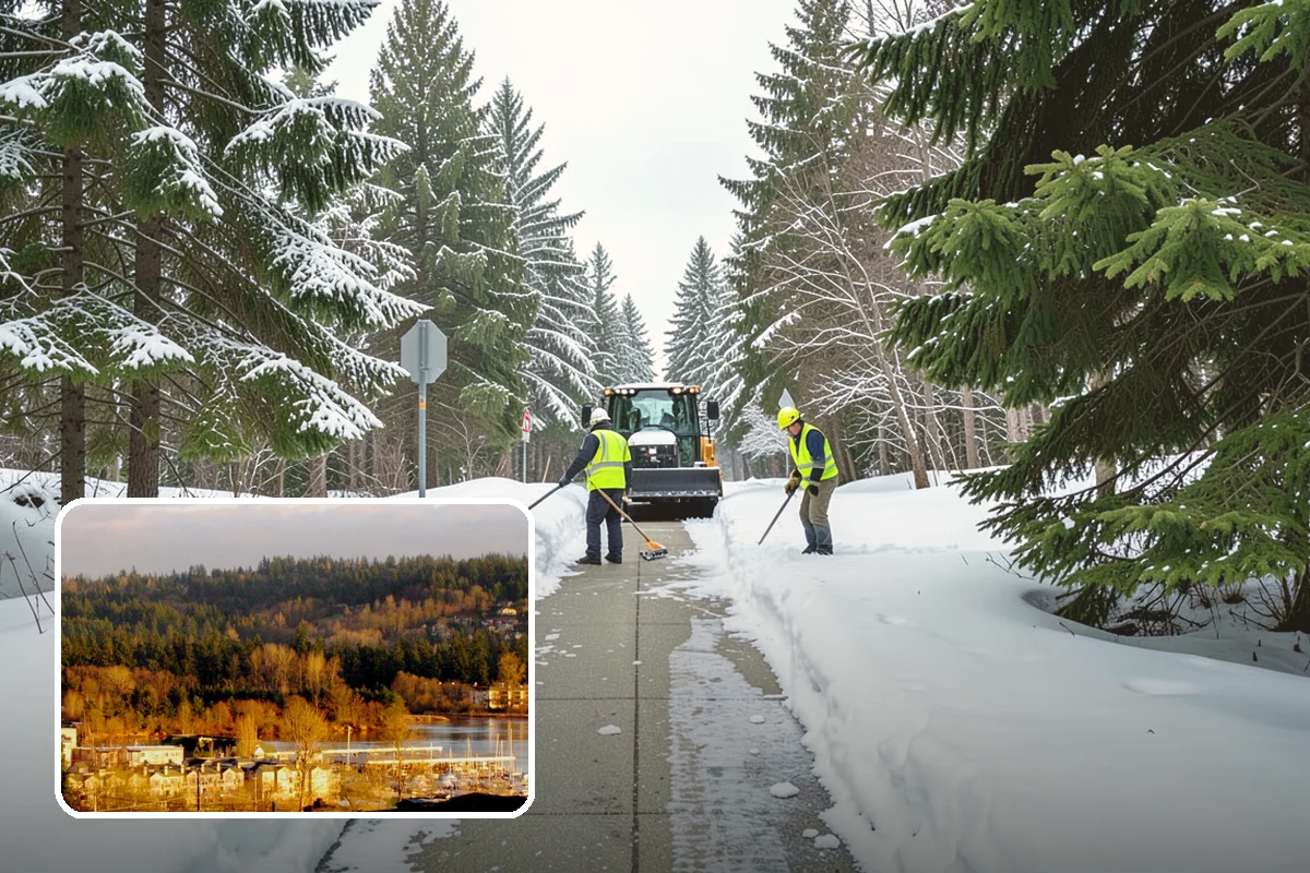 Bridge Deck Snow Removal in Kenmore, King County, WA - Addresses the surface that freezes first in any cold event