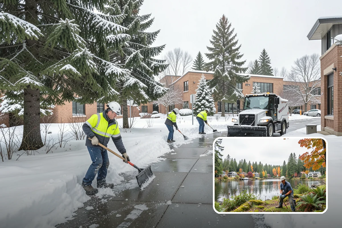 Bridge Deck Snow Removal in La Conner, Skagit County, WA - Addresses the surface that freezes first in any cold event