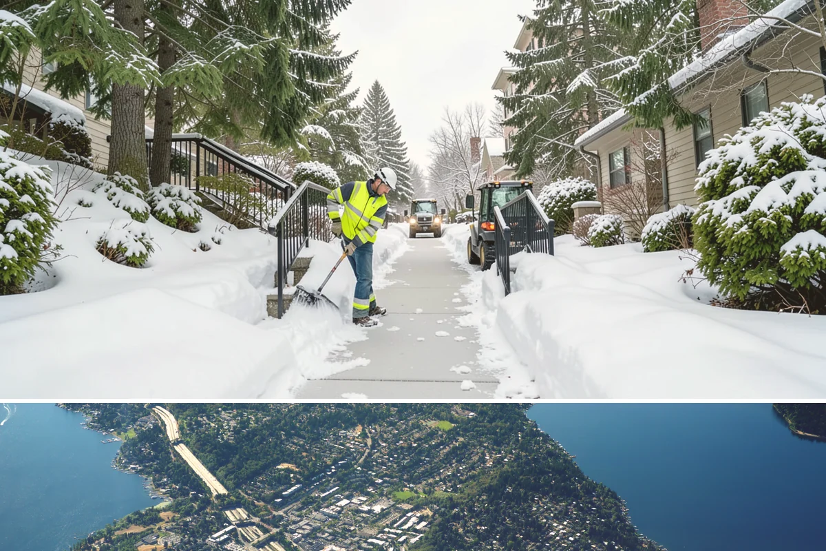 Bridge Deck Snow Removal in Mercer Island, King County, WA - Pretreat bridge decks whenever freezing rain is in the forecast, most likely during arctic outflow episodes in December and...