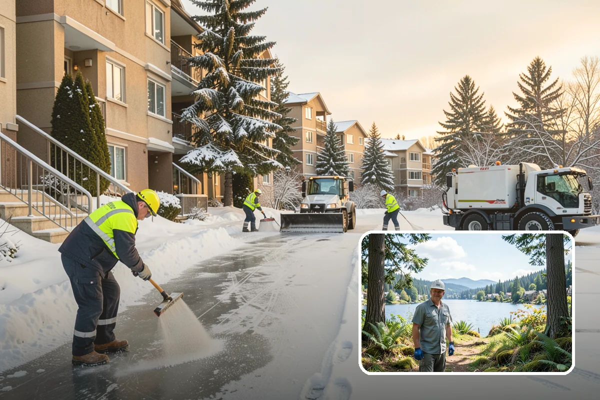 Bridge Deck Snow Removal in Milton, King County, WA - Addresses the surface that freezes first in any cold event