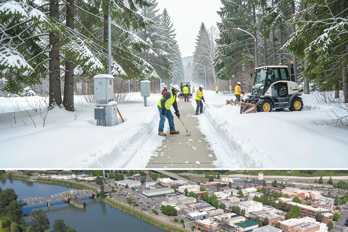 Bridge Deck Snow Removal in Mount Vernon, Skagit County, WA - Pretreat bridge decks whenever freezing rain is in the forecast, most likely during arctic outflow episodes in December and...