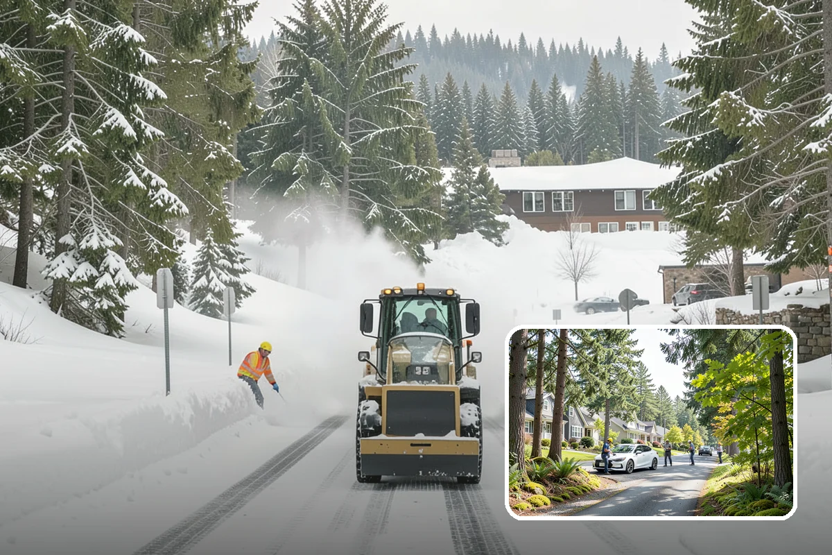 Bridge Deck Snow Removal in Normandy Park, King County, WA - Addresses the surface that freezes first in any cold event