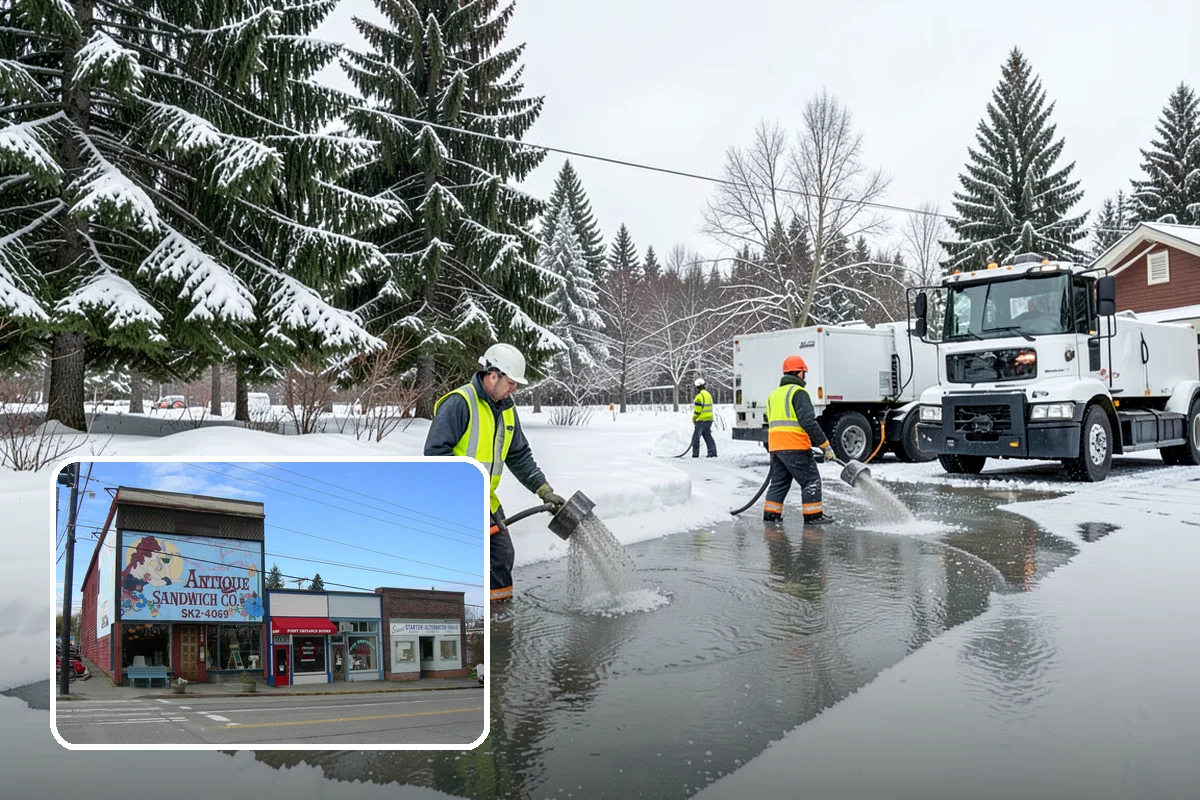 Bridge Deck Snow Removal in Ruston, Pierce County, WA - Addresses the surface that freezes first in any cold event