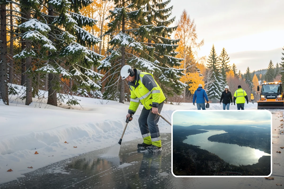 Bridge Deck Snow Removal in Sammamish, King County, WA - Addresses the surface that freezes first in any cold event