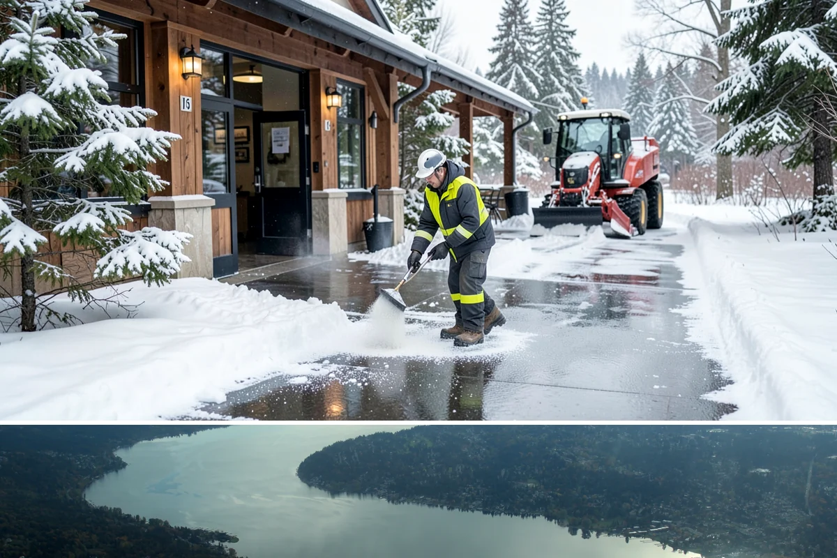 Bridge Deck Snow Removal in Sammamish, King County, WA - Pretreat bridge decks whenever freezing rain is in the forecast, most likely during arctic outflow episodes in December and...