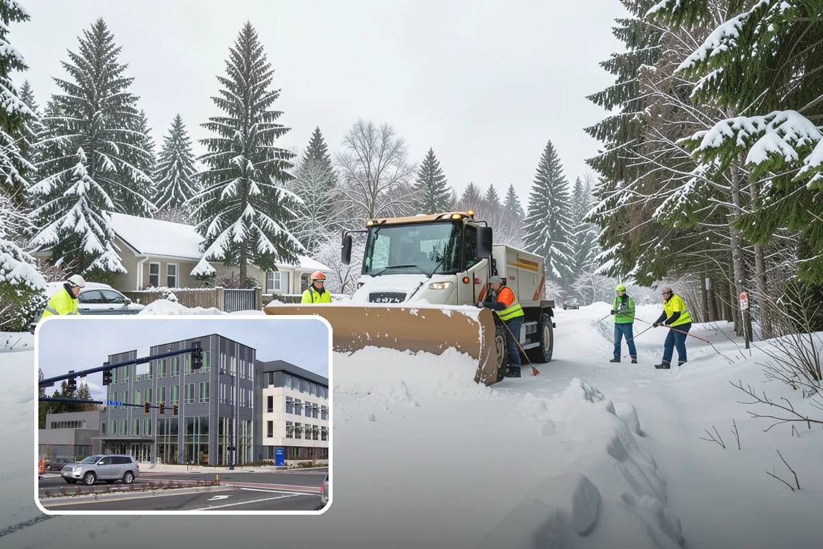 Bridge Deck Snow Removal in Shoreline, King County, WA - Addresses the surface that freezes first in any cold event