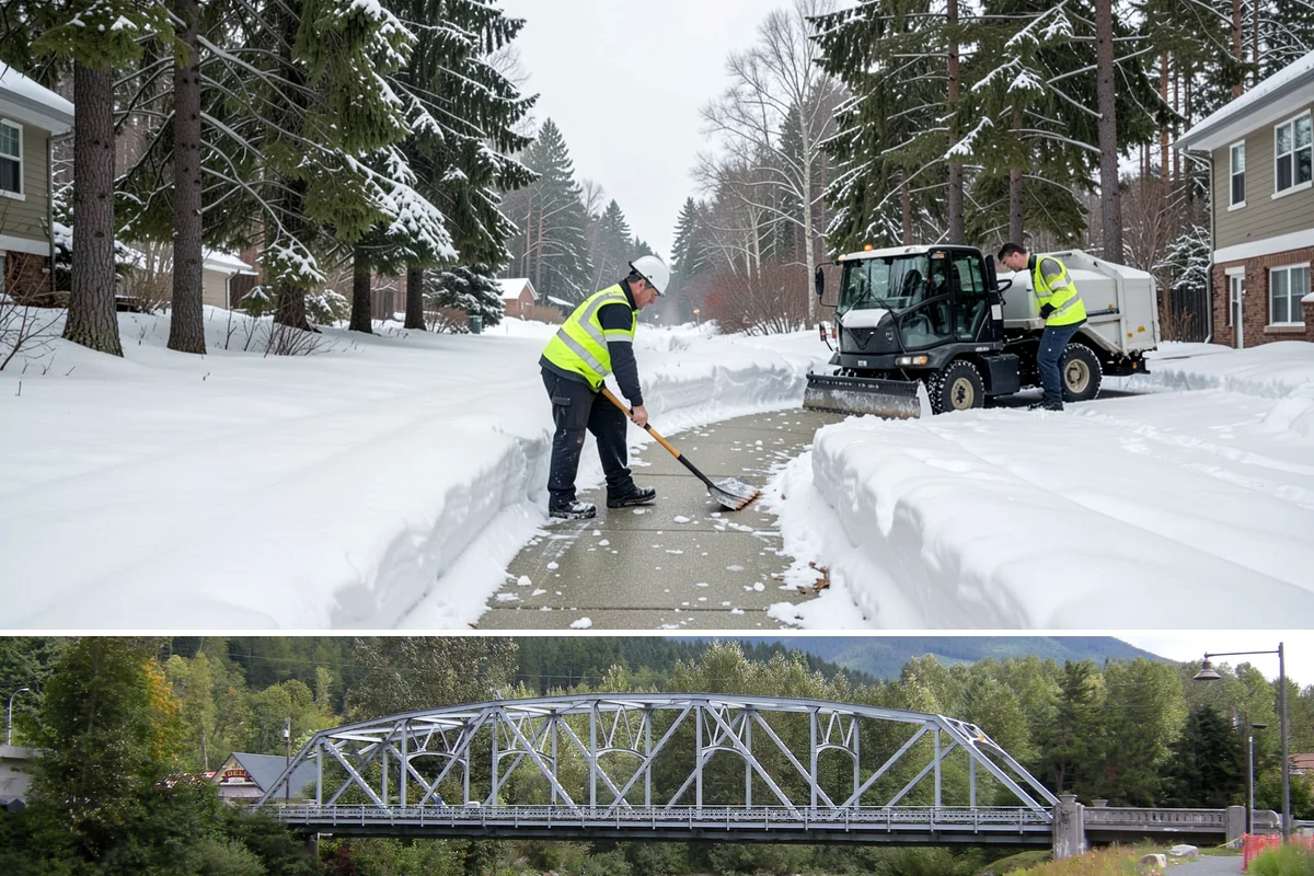 Bridge Deck Snow Removal in Skykomish, King County, WA - Pretreat bridge decks whenever freezing rain is in the forecast, most likely during arctic outflow episodes in December and...