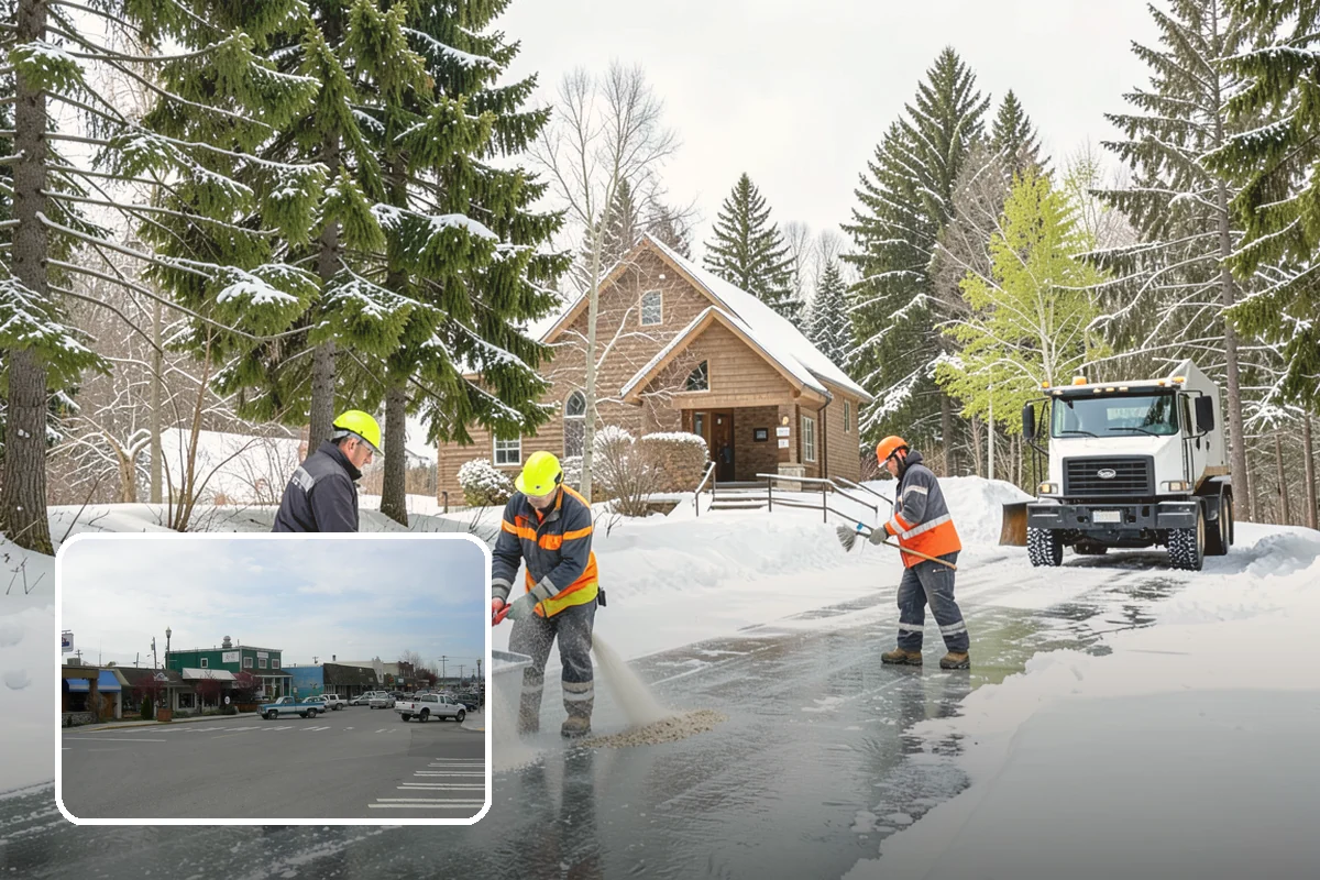 Bridge Deck Snow Removal in Stanwood, Snohomish County, WA - Addresses the surface that freezes first in any cold event