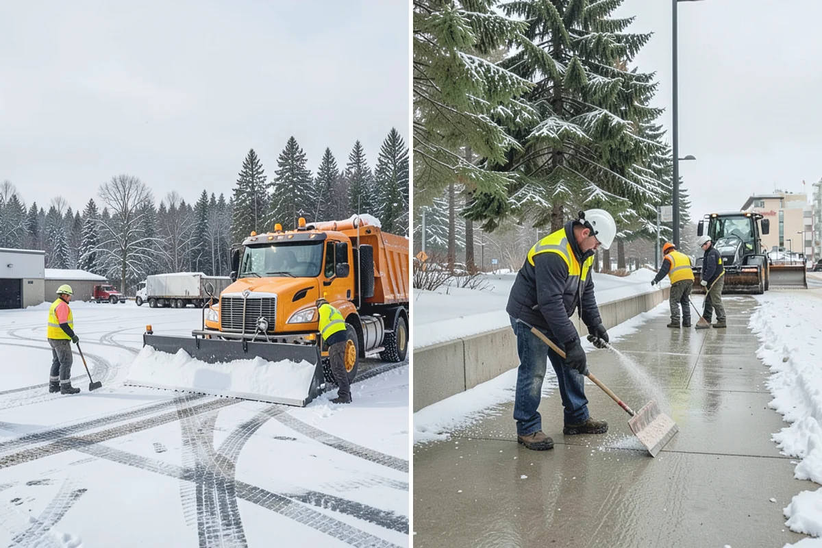 Bridge Deck Snow Removal in Sumner, Pierce County, WA - Clear the full deck surface and both approaches