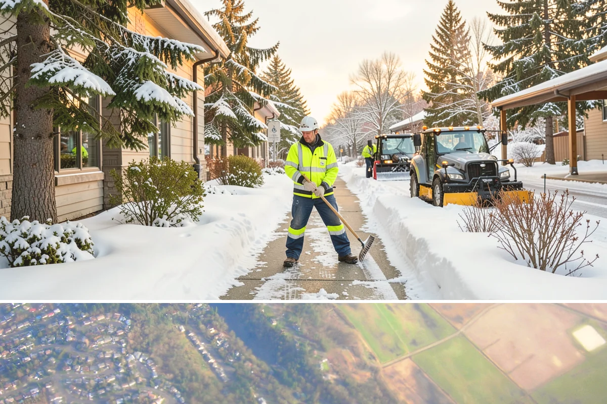 Brine Application in Algona, King County, WA - Brine pretreatment is applied ahead of forecast frost and freezing-rain events throughout the November-to-February window.