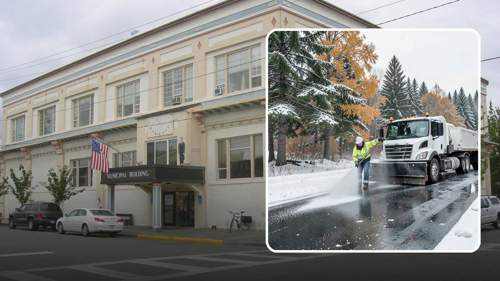 Brine Application in Anacortes, Skagit County, WA - Brine application lays down a liquid salt solution that stops ice from bonding to pavement before a storm arrives.