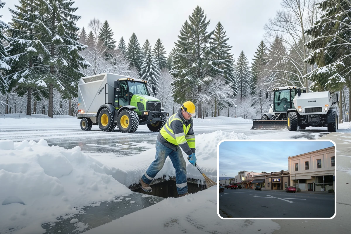 Brine Application in Burlington, Skagit County, WA - Stops ice from bonding before it forms, cutting down later scraping