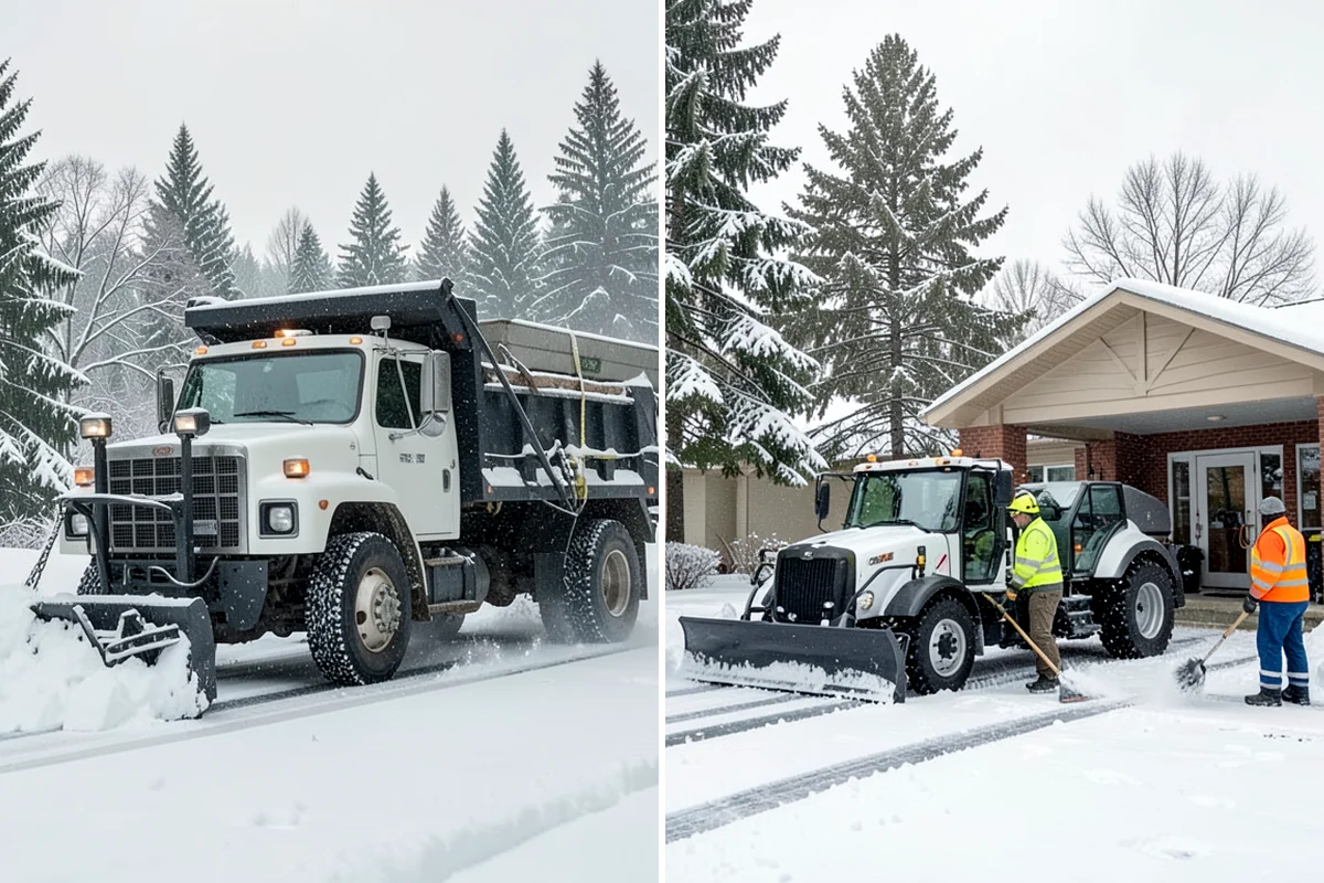 Brine Application in Concrete, Skagit County, WA - Track the forecast to time application ahead of freezing weather