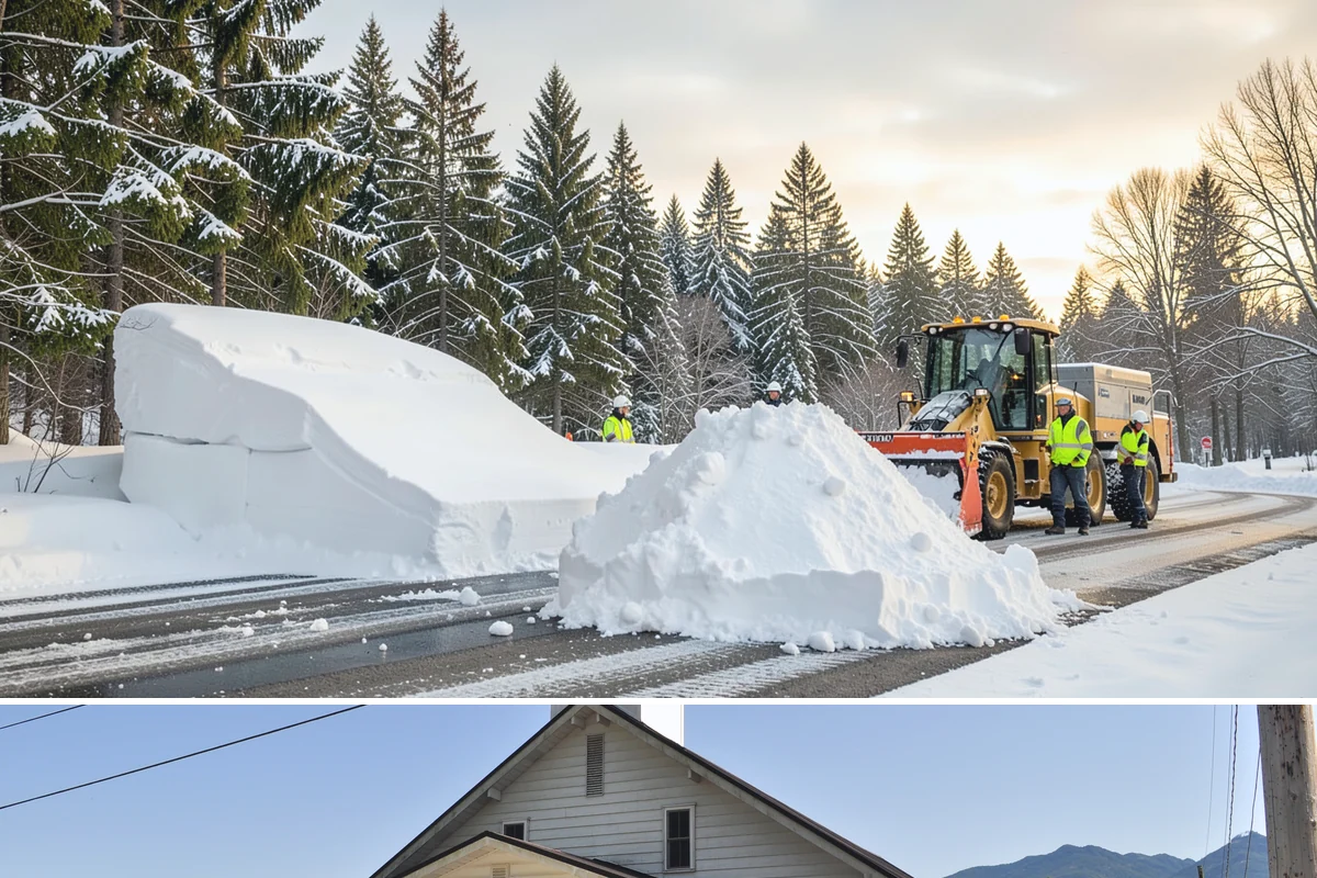 Brine Application in Concrete, Skagit County, WA - Brine pretreatment is applied ahead of forecast frost and freezing-rain events throughout the November-to-February window.