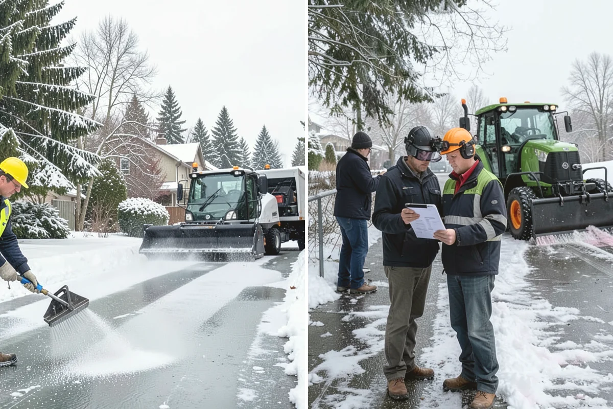 Brine Application in Covington, King County, WA - Track the forecast to time application ahead of freezing weather