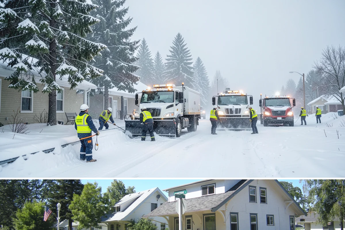 Brine Application in DuPont, Pierce County, WA - Brine pretreatment is applied ahead of forecast frost and freezing-rain events throughout the November-to-February window.