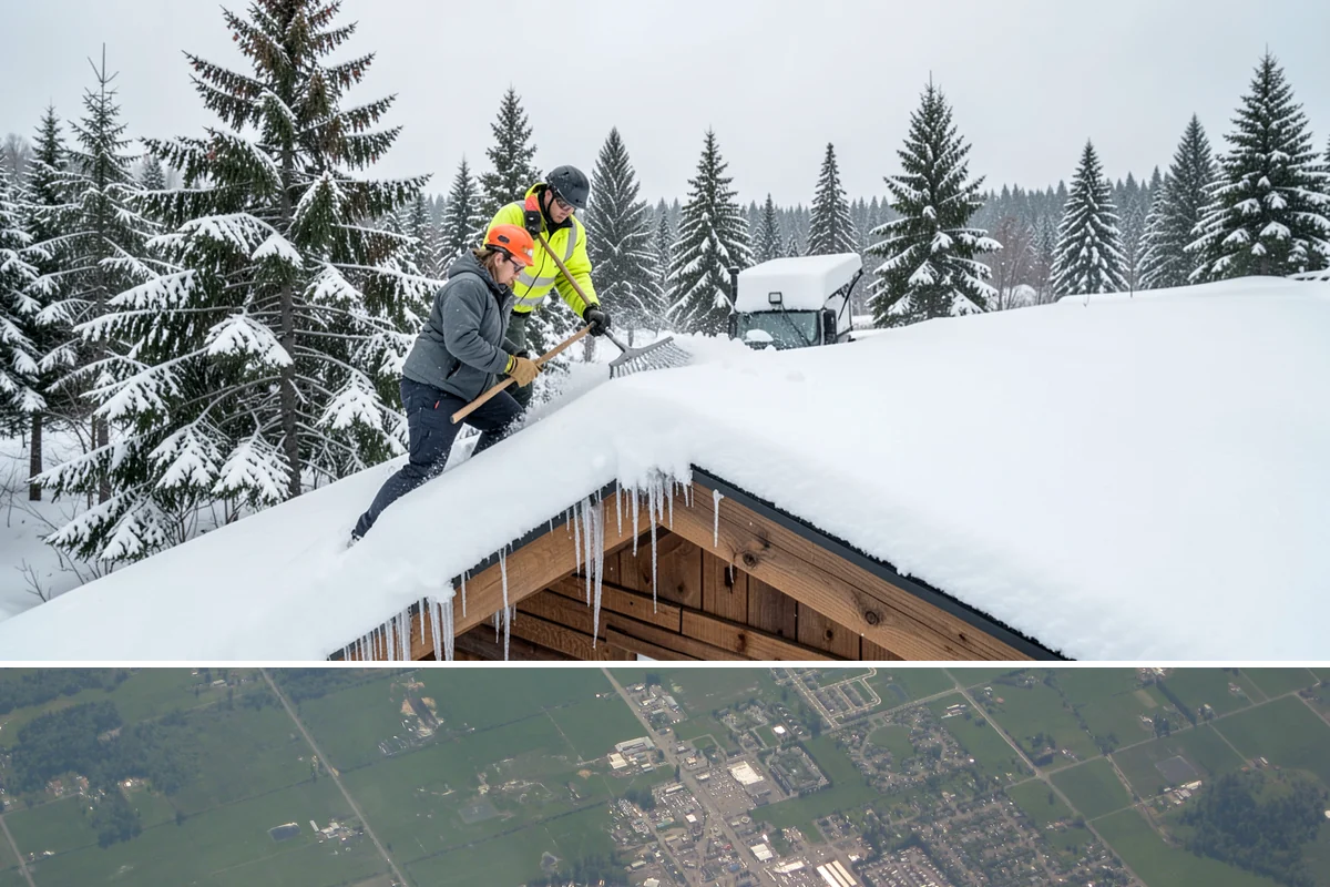 Brine Application in Enumclaw, King County, WA - Brine pretreatment is applied ahead of forecast frost and freezing-rain events throughout the November-to-February window.