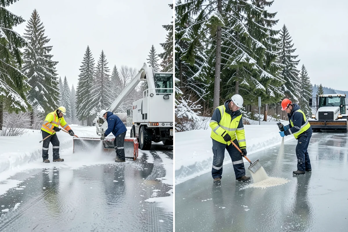 Brine Application in Fircrest, Pierce County, WA - Track the forecast to time application ahead of freezing weather