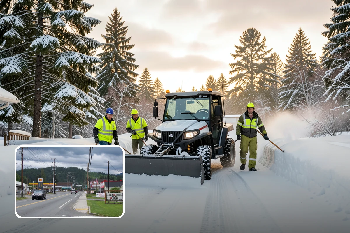 Brine Application in Granite Falls, Snohomish County, WA - Stops ice from bonding before it forms, cutting down later scraping