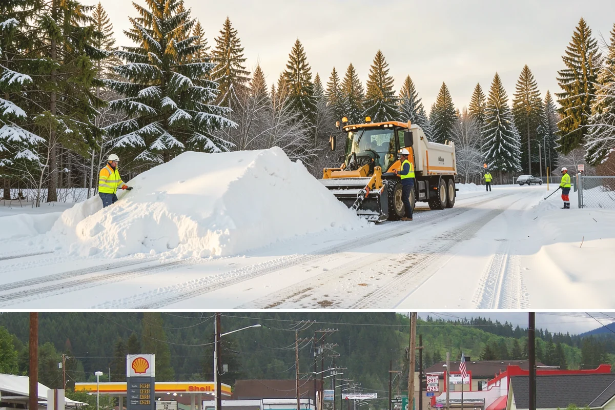 Brine Application in Granite Falls, Snohomish County, WA - Brine pretreatment is applied ahead of forecast frost and freezing-rain events throughout the November-to-February window.