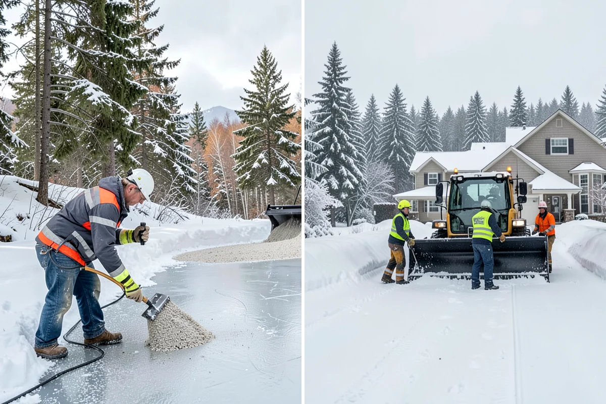 Brine Application in Kenmore, King County, WA - Track the forecast to time application ahead of freezing weather
