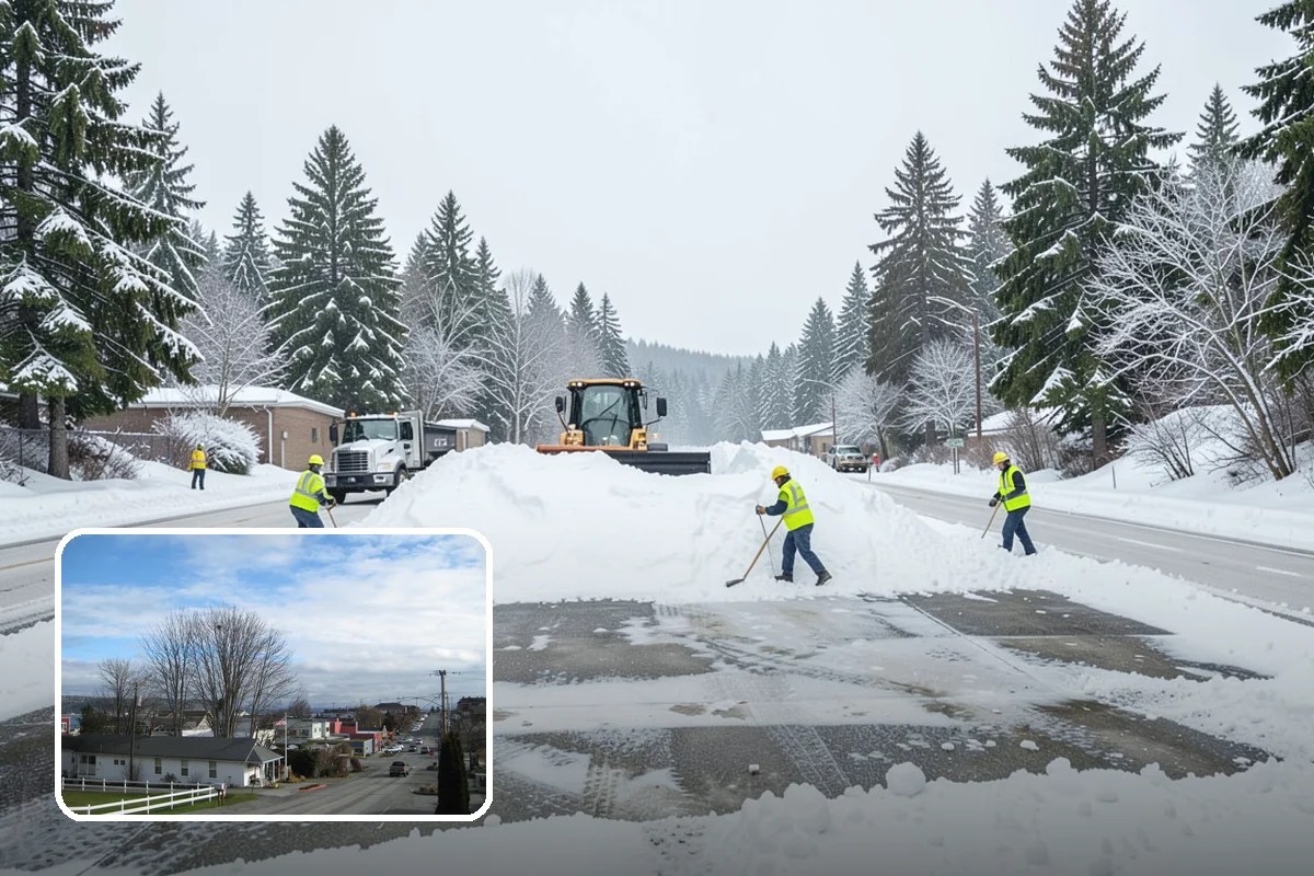 Brine Application in Langley, Island County, WA - Stops ice from bonding before it forms, cutting down later scraping
