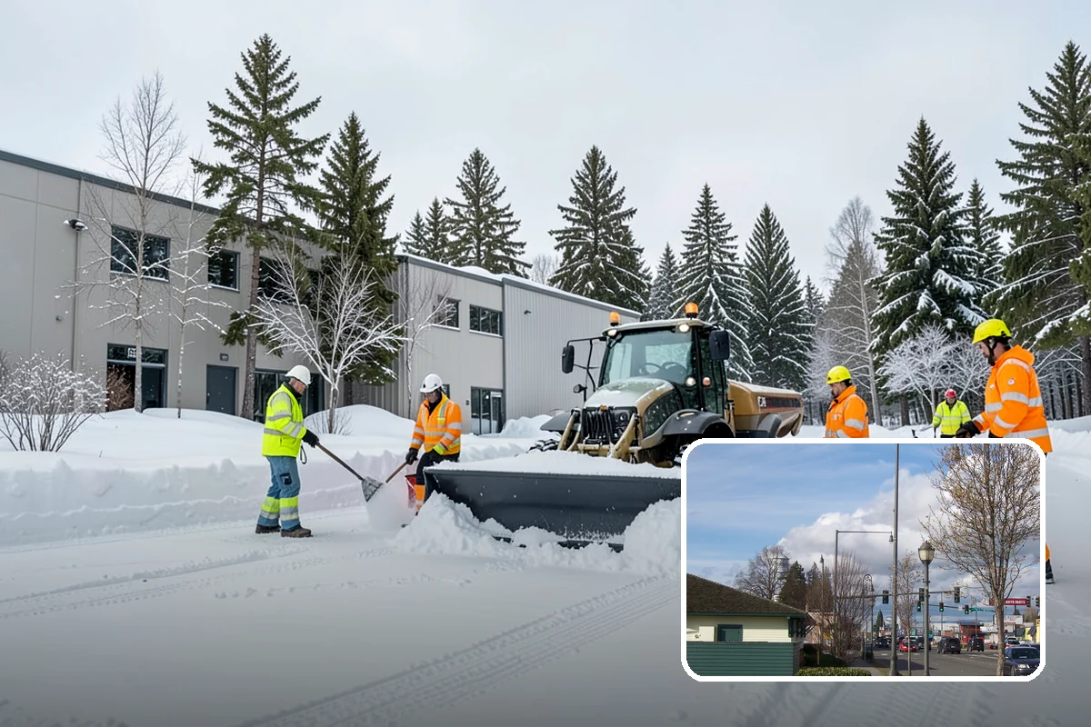 Brine Application in Marysville, Snohomish County, WA - Stops ice from bonding before it forms, cutting down later scraping