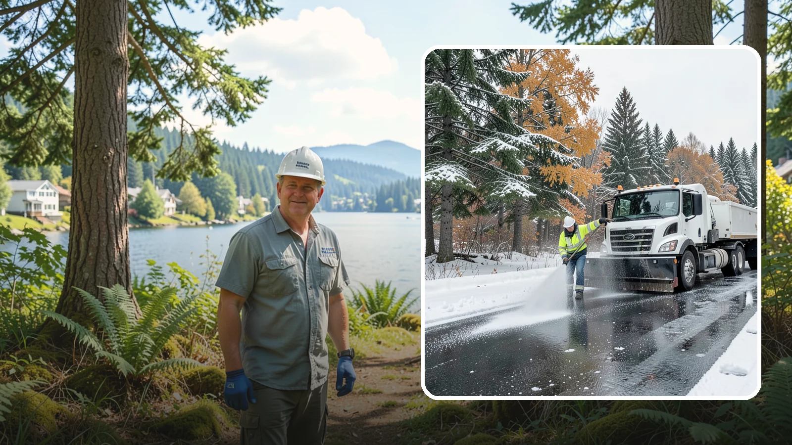 Brine Application in Milton, King County, WA - Brine application lays down a liquid salt solution that stops ice from bonding to pavement before a storm arrives.