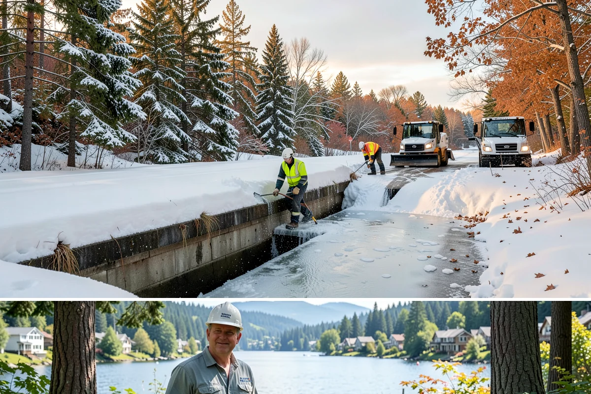 Brine Application in Milton, King County, WA - Brine pretreatment is applied ahead of forecast frost and freezing-rain events throughout the November-to-February window.
