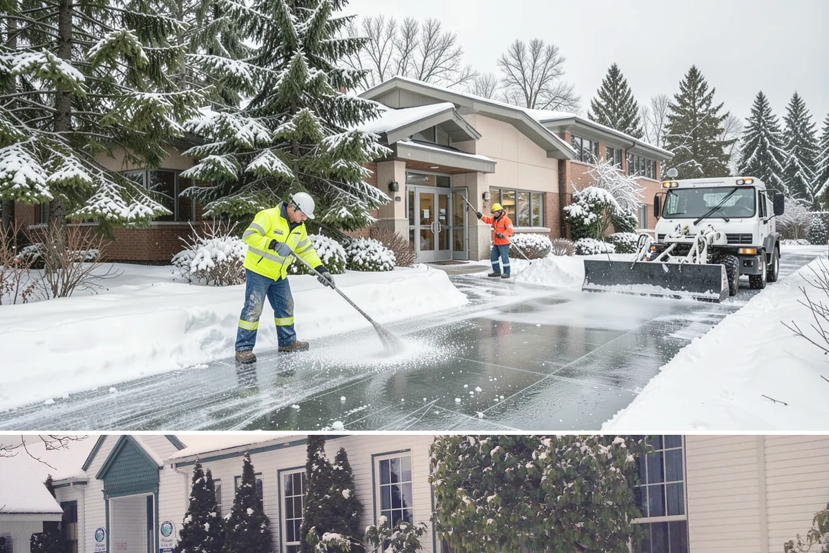 Brine Application in Pacific, King County, WA - Brine pretreatment is applied ahead of forecast frost and freezing-rain events throughout the November-to-February window.