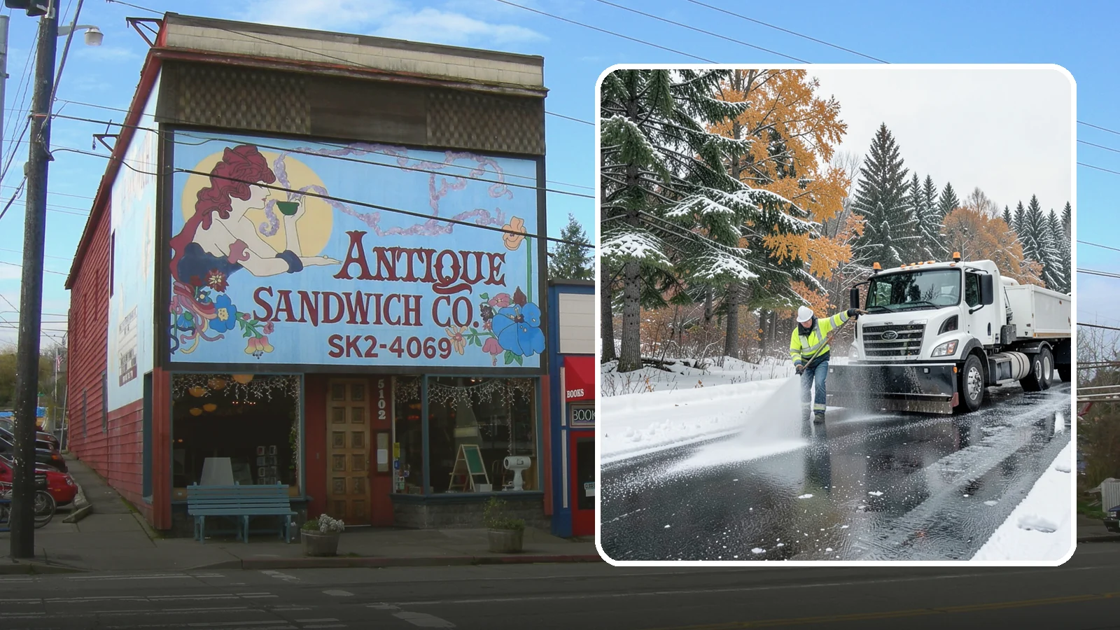 Brine Application in Ruston, Pierce County, WA - Brine application lays down a liquid salt solution that stops ice from bonding to pavement before a storm arrives.